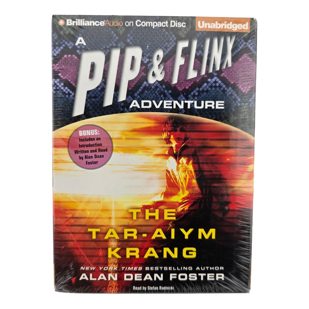 Brilliance Audio The Tar-Aiym Krang Pip & Flinx Adventure CD‎ Audiobook NEW